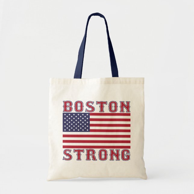 Sac fourre-tout FORT à drapeau de BOSTON (Devant)