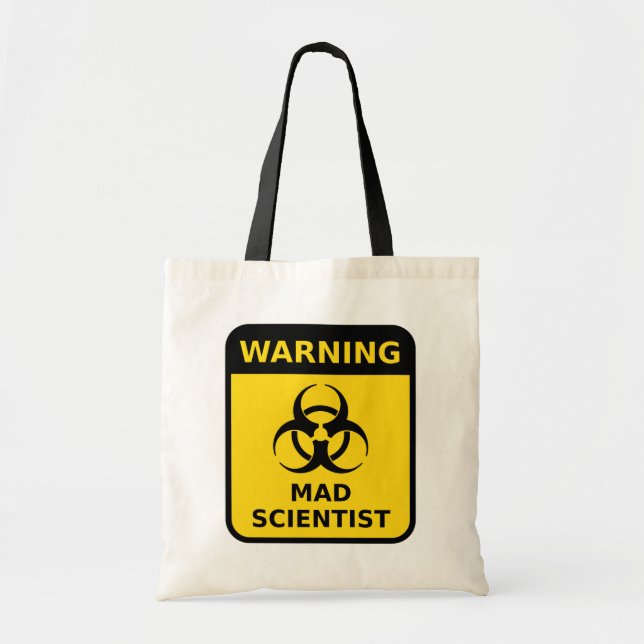 Sac fourre-tout fou à panneau d'avertissement de (Devant)