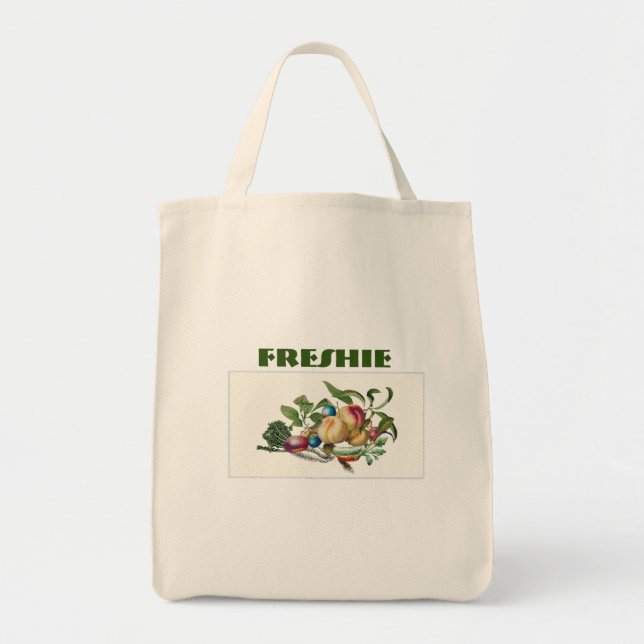 sac fourre-tout "frais" - Conception de fruits et  (Devant)