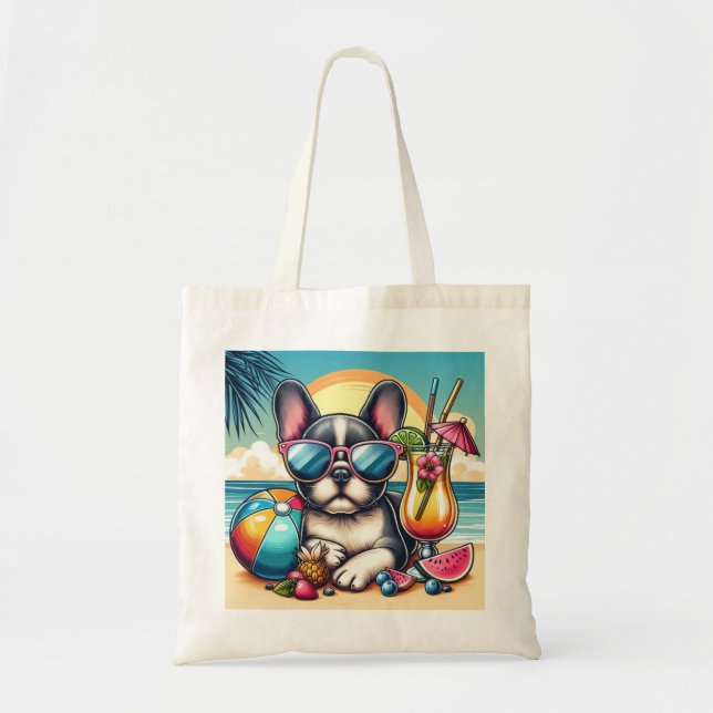 Sac fourre-tout français Bulldog (Devant)