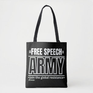 sac fourre-tout "FREE SPEECH ARMY 2"