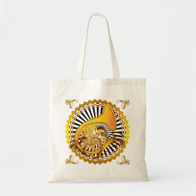 Sac fourre-tout French Horn Swirls (Devant)