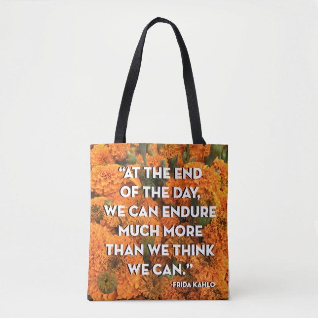 Sac fourre-tout Frida Quote (Devant)