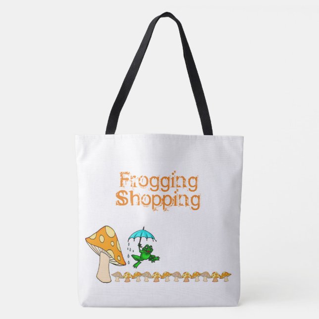 Sac fourre-tout Frogging Shopping Champagne (Devant)