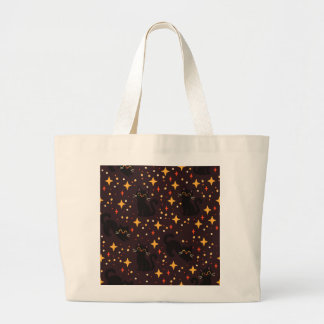 Sac fourre-tout géant Starry Witchy Cats