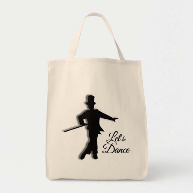 Sac fourre-tout géant Tap Dancer Let's Dance (Devant)
