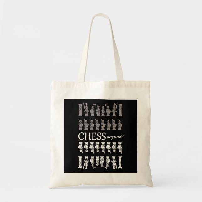 Sac fourre-tout Geek d'échecs. Échecs qui que ce s (Devant)