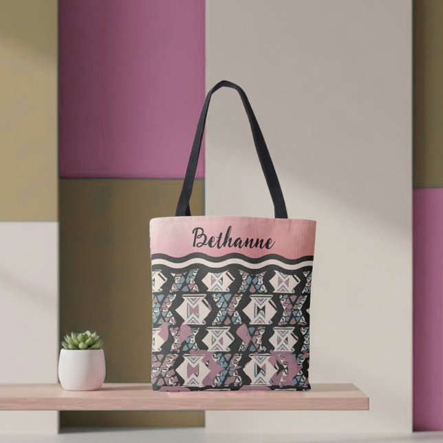 Sac fourre-tout géométrique boho (Créateur téléchargé)