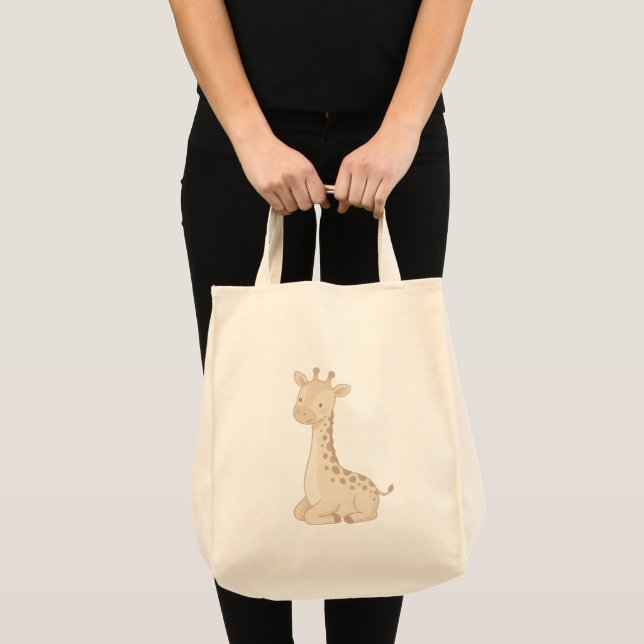 Sac fourre-tout Girafe & Cerf  (Devant (produit))