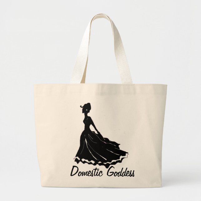 Sac fourre-tout Girly à déesse domestique (Devant)