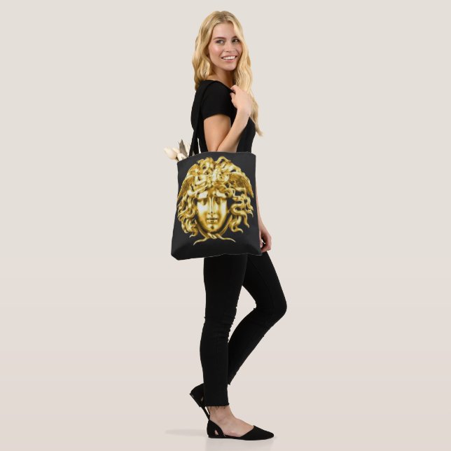 Sac fourre-tout Gold Medusa (Sur le modèle)