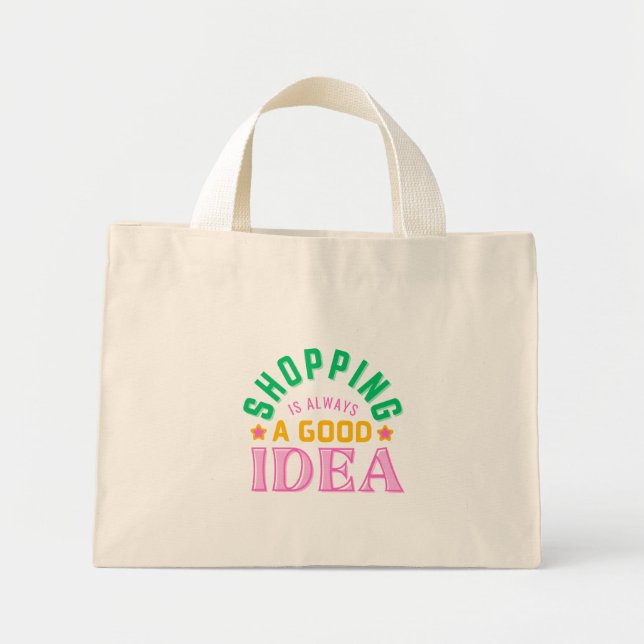 Sac fourre-tout Good Vibes Only |Sac de courses | (Devant)