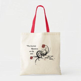 Sac fourre-tout gothique effrayant à citation