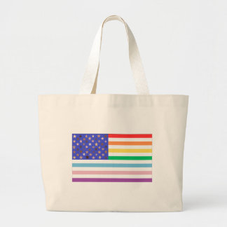 Sac fourre-tout grand drapeau USA magnifique