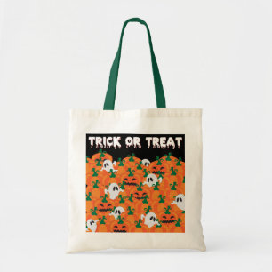 Sac fourre-tout grand format citrouille hantée fan