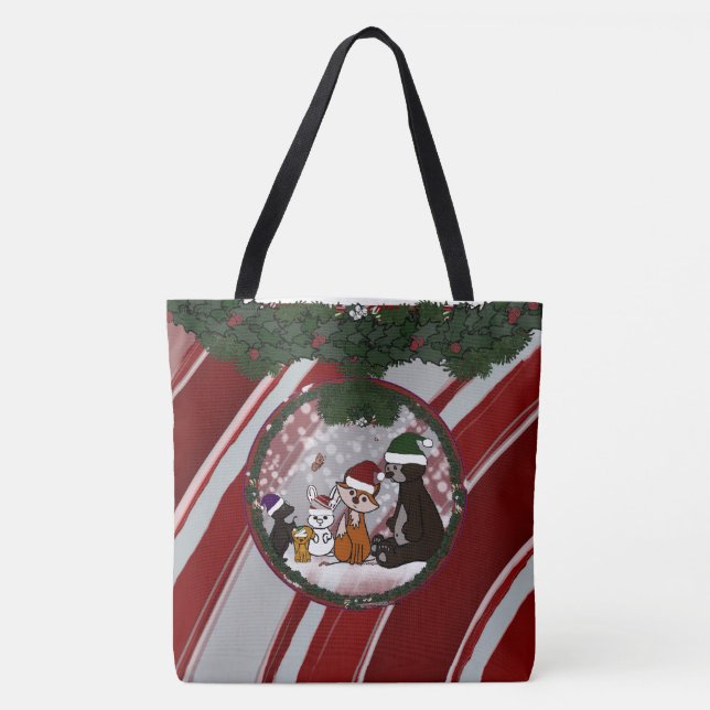 Sac fourre-tout grand Noël Figdewdrop (Devant)