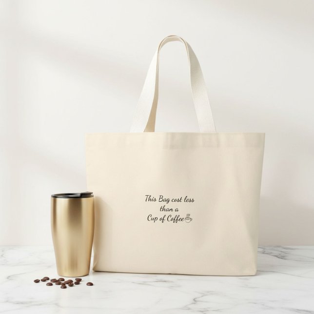 Sac fourre-tout grand T avec citation de typograph (Créateur téléchargé)