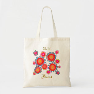 Sac fourre-tout graphique à budget soleil rouge to