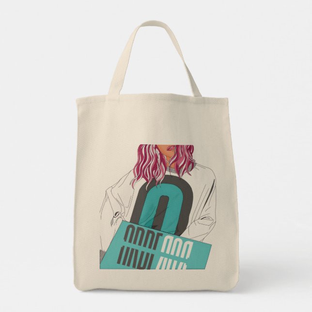 Sac fourre-tout graphique Arberor - Style d'illust (Dos)