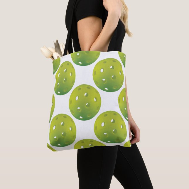 Sac fourre-tout Green Pickleballs (De près)