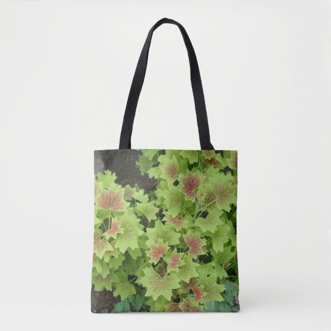Sac fourre-tout Green Red Leafs (Devant)