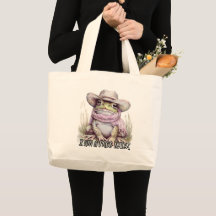 Sac fourre-tout grenouille fantaisiste