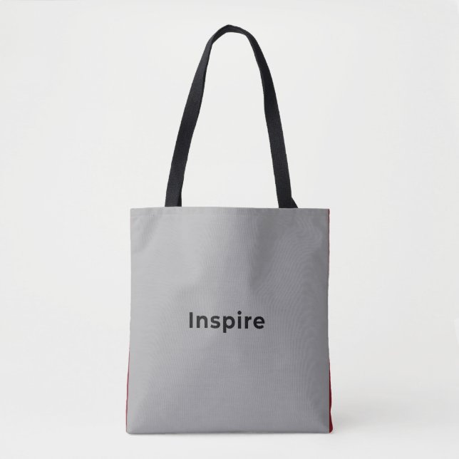 Sac fourre-tout gris magnifique (Devant)
