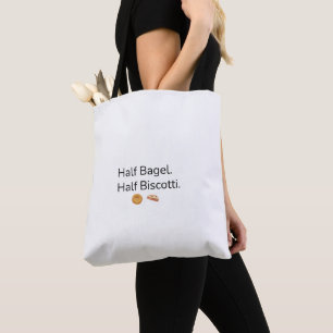 Sac fourre-tout Half Bagel Half Biscotti