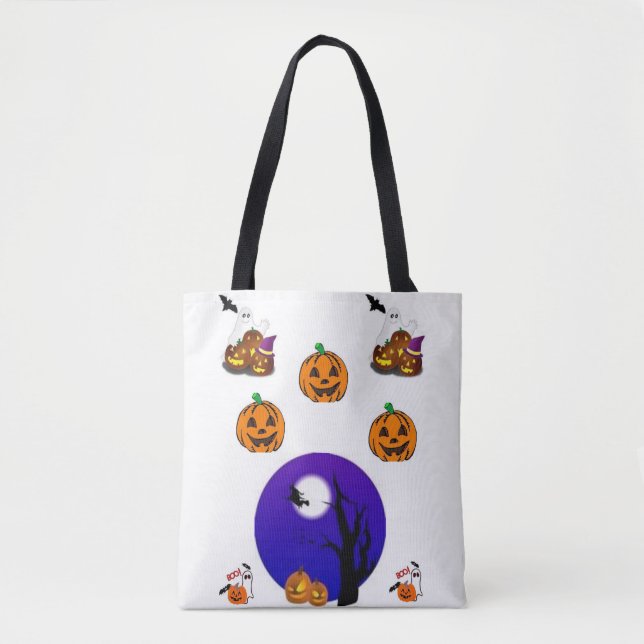 sac fourre-tout halloween (Devant)