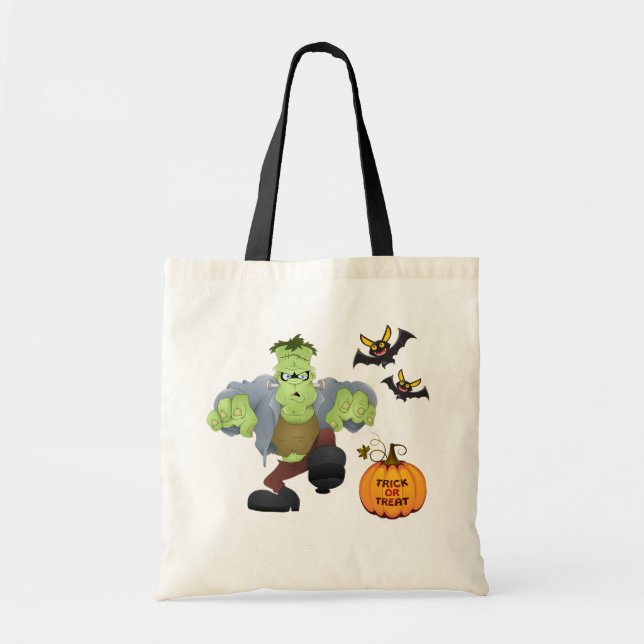 Sac fourre-tout Halloween Bag-Frankenstein (Devant)