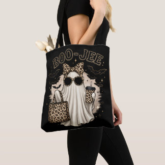 Sac fourre-tout Halloween Boo-Jee Léopard Fantôme