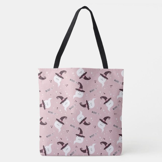 Sac fourre-tout Halloween Cute Ghost (Devant)