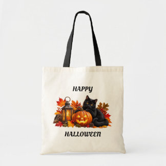 Sac fourre-tout Halloween Deux Chats