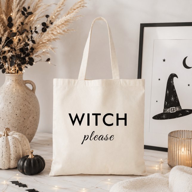 Sac fourre-tout Halloween Moderne Sorcière S'il Vo (Créateur téléchargé)