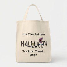 Sac fourre-tout Halloween personnalisé