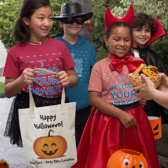 Sac fourre-tout Halloween personnalisé (Personalize your Candy Tote Bag!)