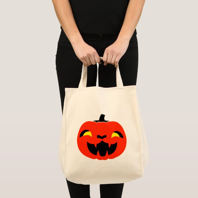 Sac fourre-tout Halloween Pumnkin (Devant (produit))