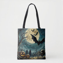 Sac fourre-tout Halloween Soirée Sombres