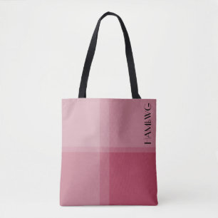 Sac fourre-tout HAMbWG - Plaid Rose