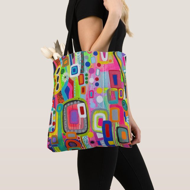 Sac fourre-tout Happy Place (De près)