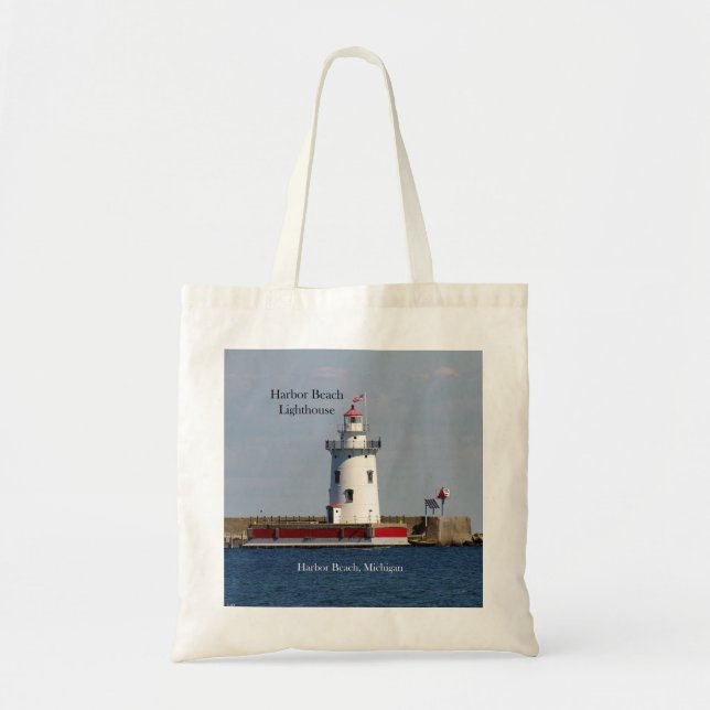 Sac fourre-tout Harbour Beach Lighthouse (Devant)