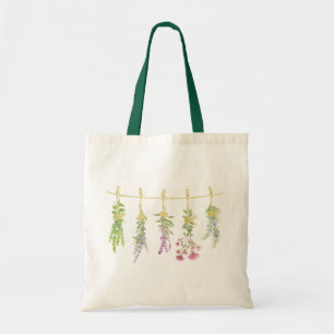 Sac fourre-tout Herbes d'aquarelle séchées