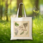 Sac fourre-tout Herbes de Provence<br><div class="desc">Herbes de Provence,  mélange populaire d'herbes aromatiques du sud-ouest de la France utilisé par les chefs pour parfumer les viandes,  poissons,  soupes,  ragoûts et légumes.</div>