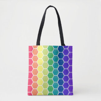 sac fourre-tout hexagones du collecteur de couleur