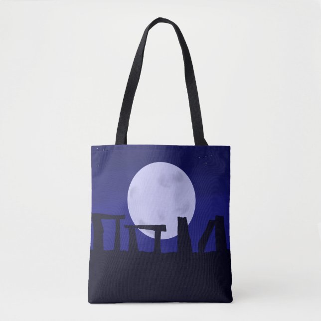 Sac fourre-tout hiver Solstice Lune (Devant)