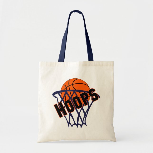 Sac fourre-tout Hoops Basketball & filet (Devant)
