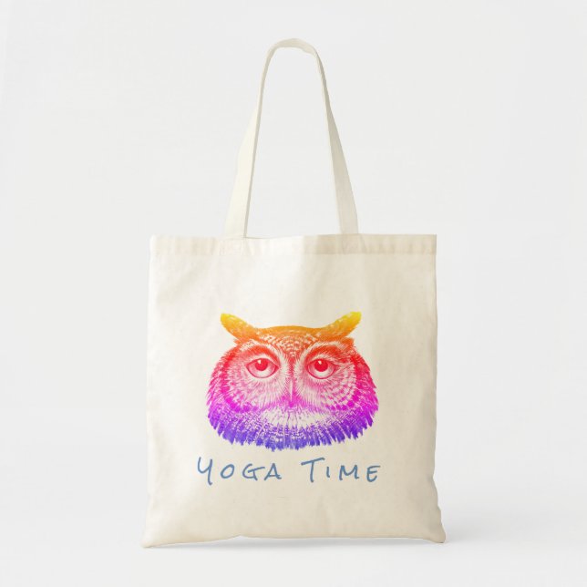 Sac fourre-tout horaire de Owl Yoga (Devant)