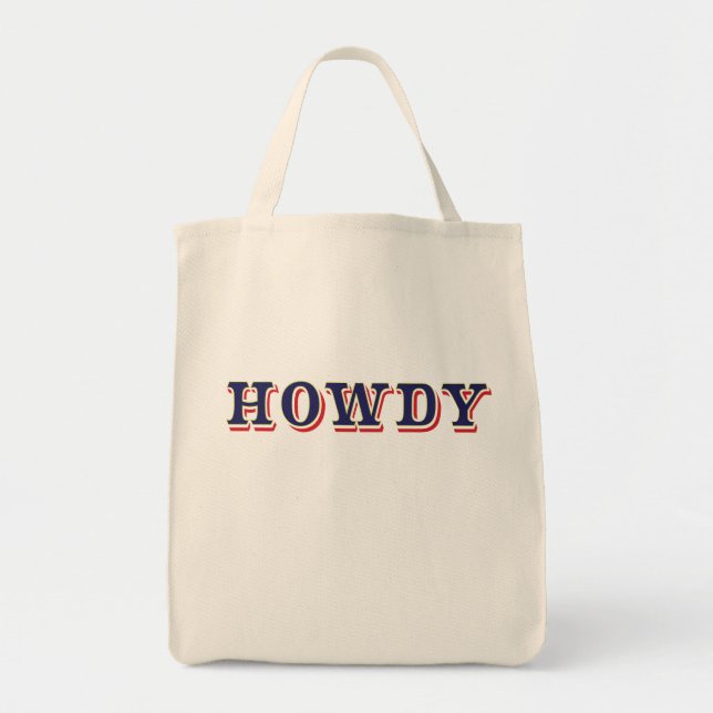 Sac fourre-tout Howdy (Devant)