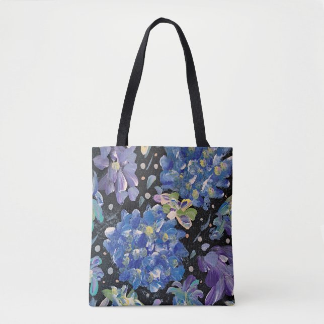 Sac fourre-tout Hydrangea Night (Devant)