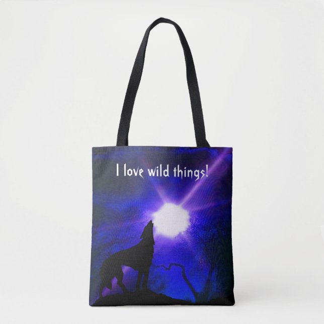 sac fourre-tout "I love Wild Things" (Devant)